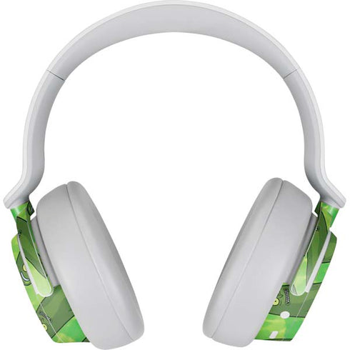 Adult Swim Rick and Morty Pickle Rick Pattern Surface Headphones Skin